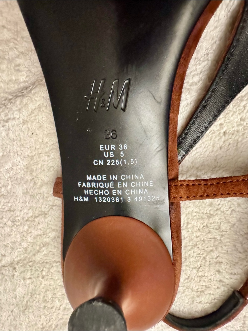 H&M Premium Limited Edition Genuine Suede Thong Slingback - Picture 6 of 12